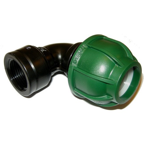 PN10 līkums PE 20 x 3/4" F