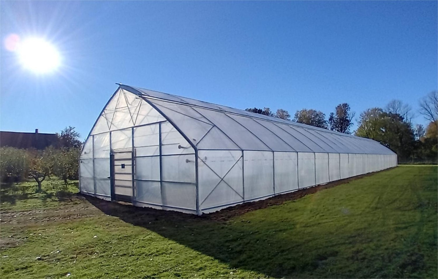 Siltumnīca Gotika 10x30m ar meteo POLA