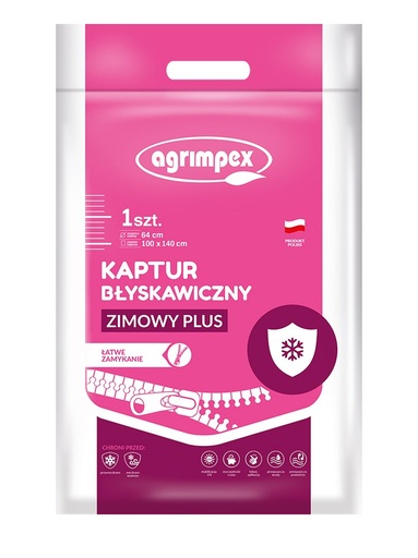 Agrotīkla maiss ieziemošanai ar rāvējslēdzi 1x1.4m