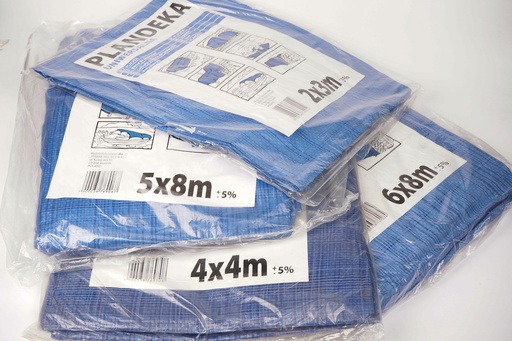 Pārklājs 4x8m zils 55gr/kv.m.
