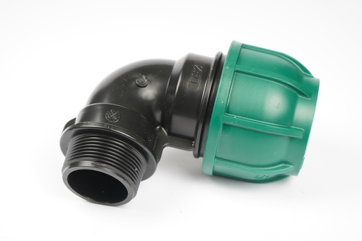 PN10 līkums PE 32x3/4" M