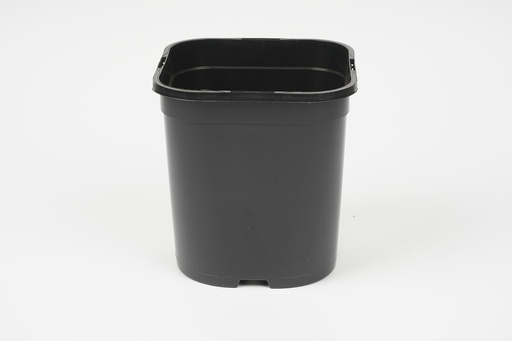 Podiņš 14x14x15 KO melns ar apaļu apakšu