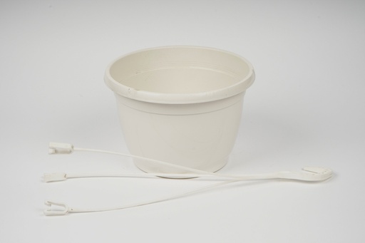 Podiņš Anna 25cm balts