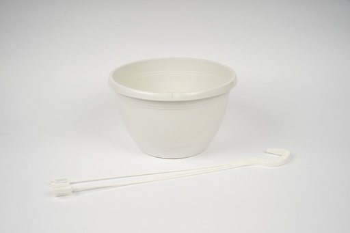 Podiņš Emma 25cm balts