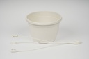 Podiņš Jacinta 23cm balts