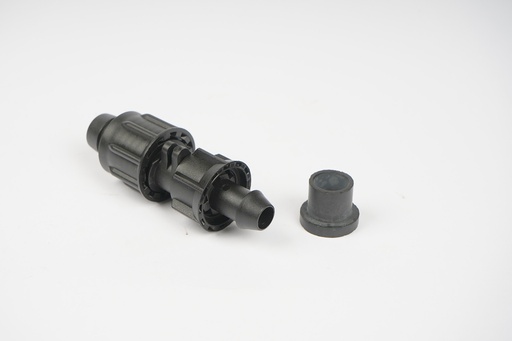 T-tape 16mm savienotājuzgalis ar gumiju